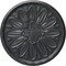 Ekena Millwork Fairfax Ceiling Medallion, Hand-Painted Pewter, 29 7/8"OD x 1 3/8"P CM29FAPES - alternate 1
